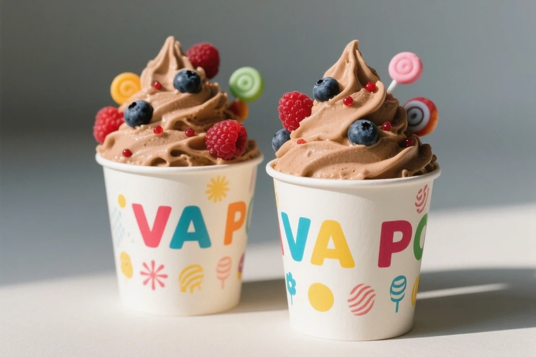 Printed Ice cream cups 20 Printed Ice cream cups 20