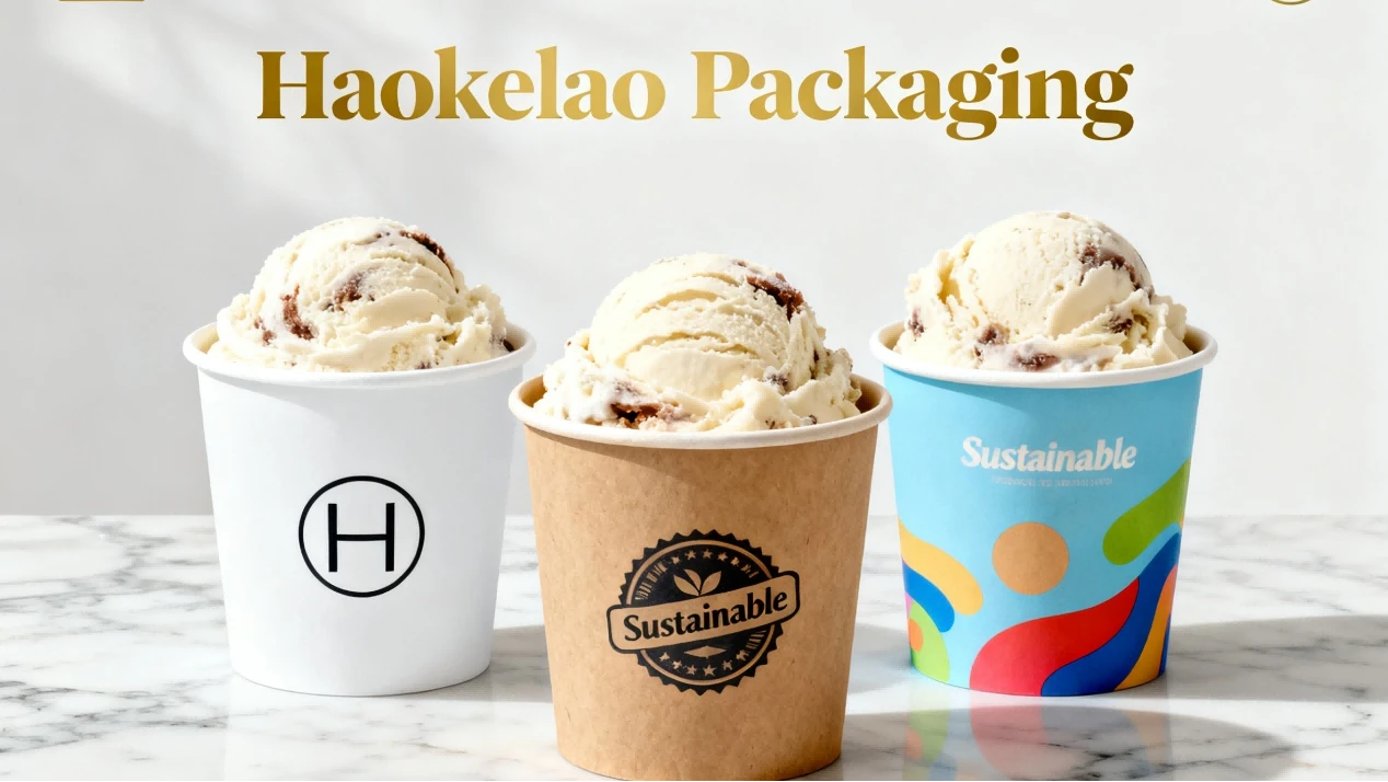 High-quality Paper Ice Cream Cups 4 High-quality Paper Ice Cream Cups 4